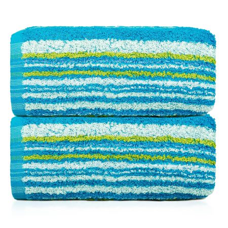 Yarn Dyed Stripe Pattern Bath Towel